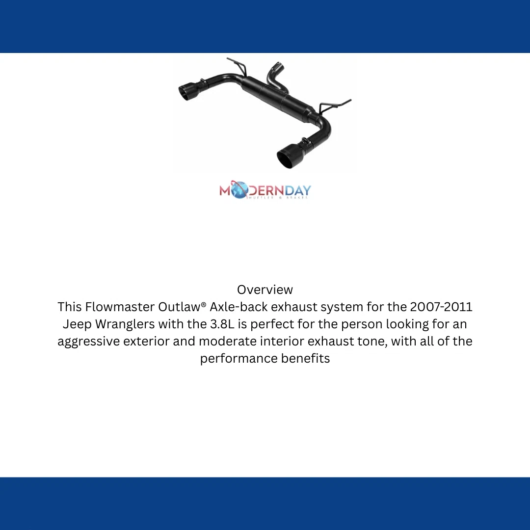 2007-2011 Ram Axle-Back Exhaust Flowmaster Stainless Steel